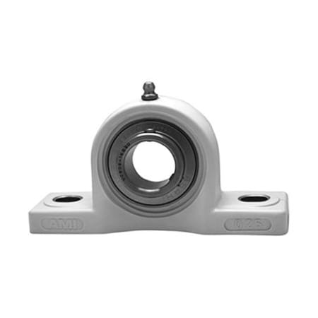 Ami Bearings SINGLE ROW BALL BEARING - 1-1/4 IN. KANIGEN SET SCREW WHITE PILLOW BLOCK UCPPL206-20MZ20W